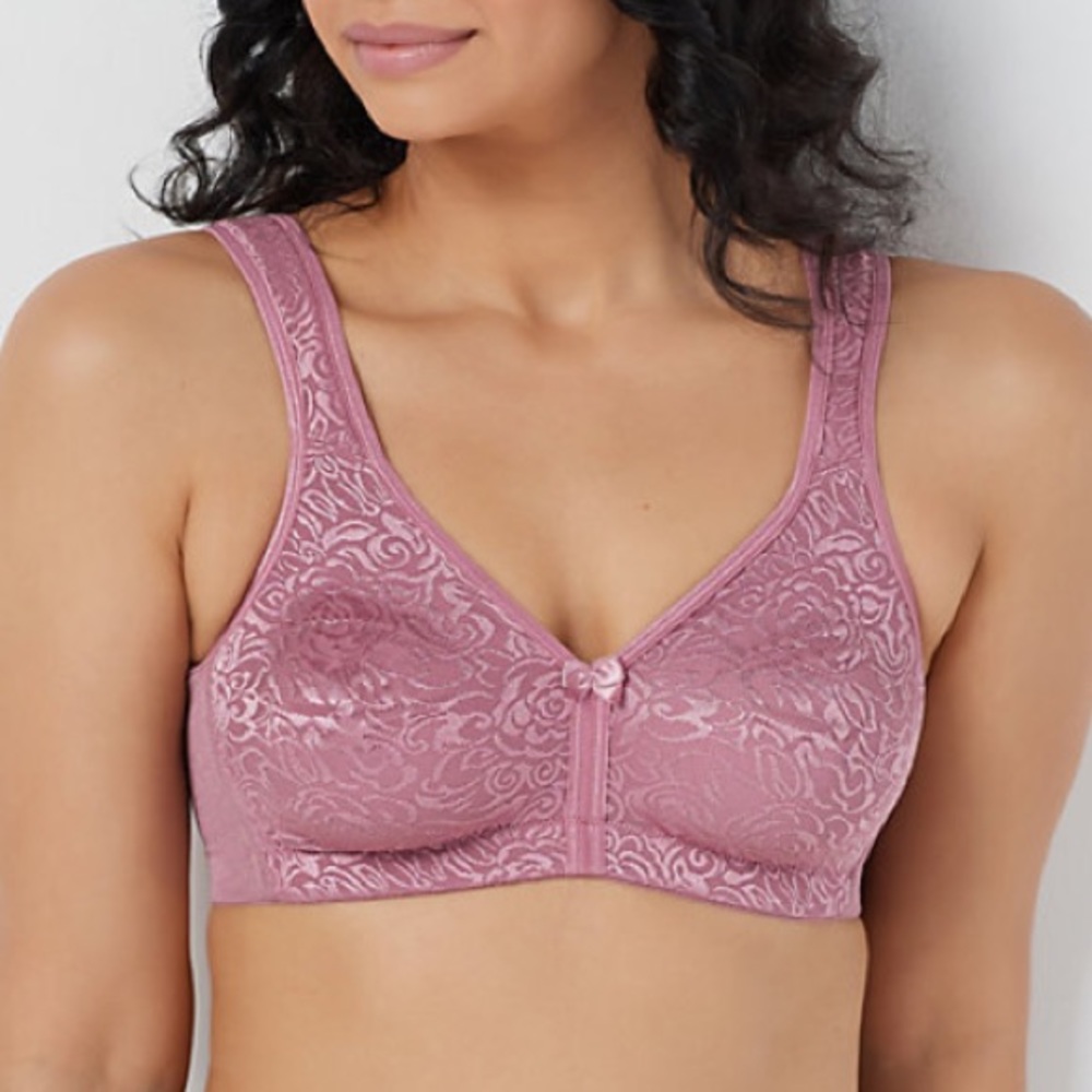 Breezies Wild Rose Lace Seamless Underwire Bra